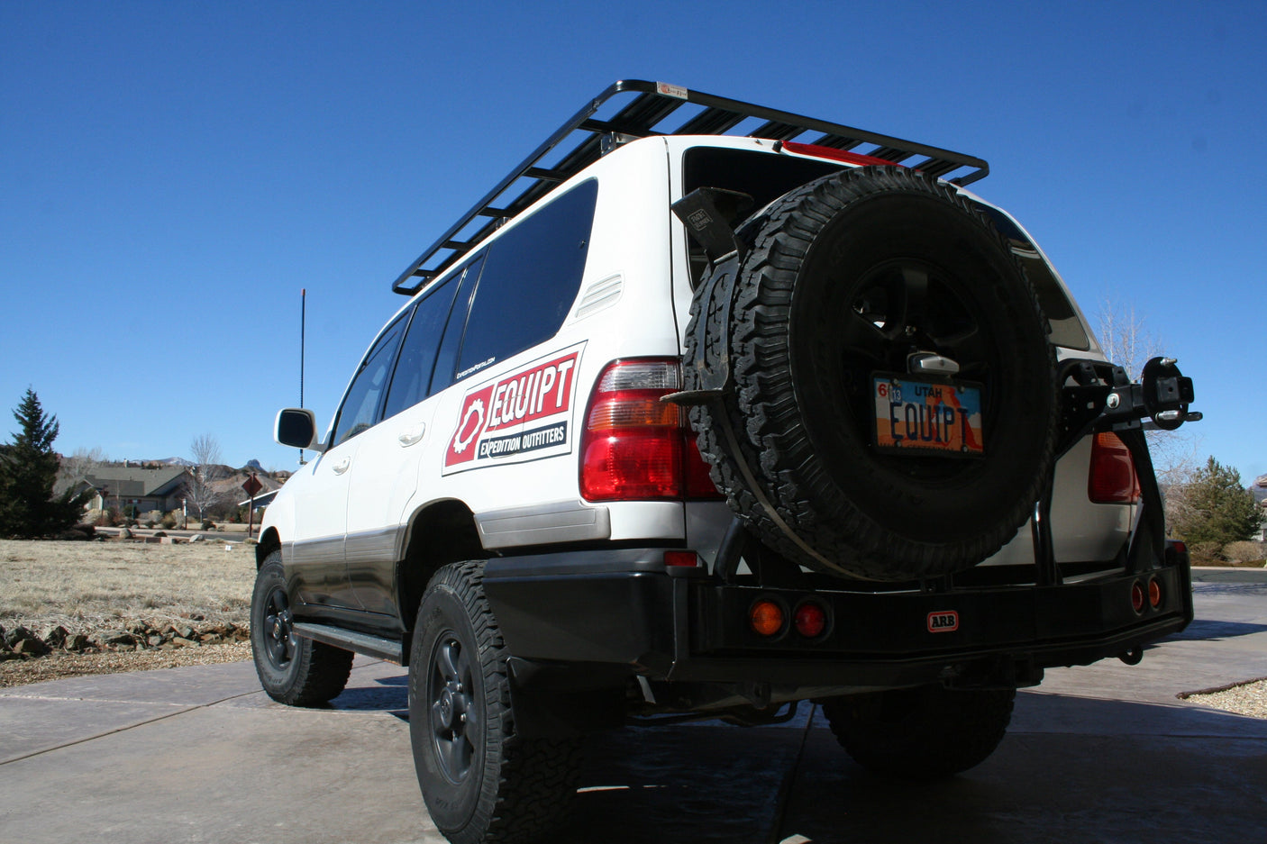 Toyota Land Cruiser 100 Series K9 Roof Rack Kit — Equipt Expedition Outfitters (photo 2)