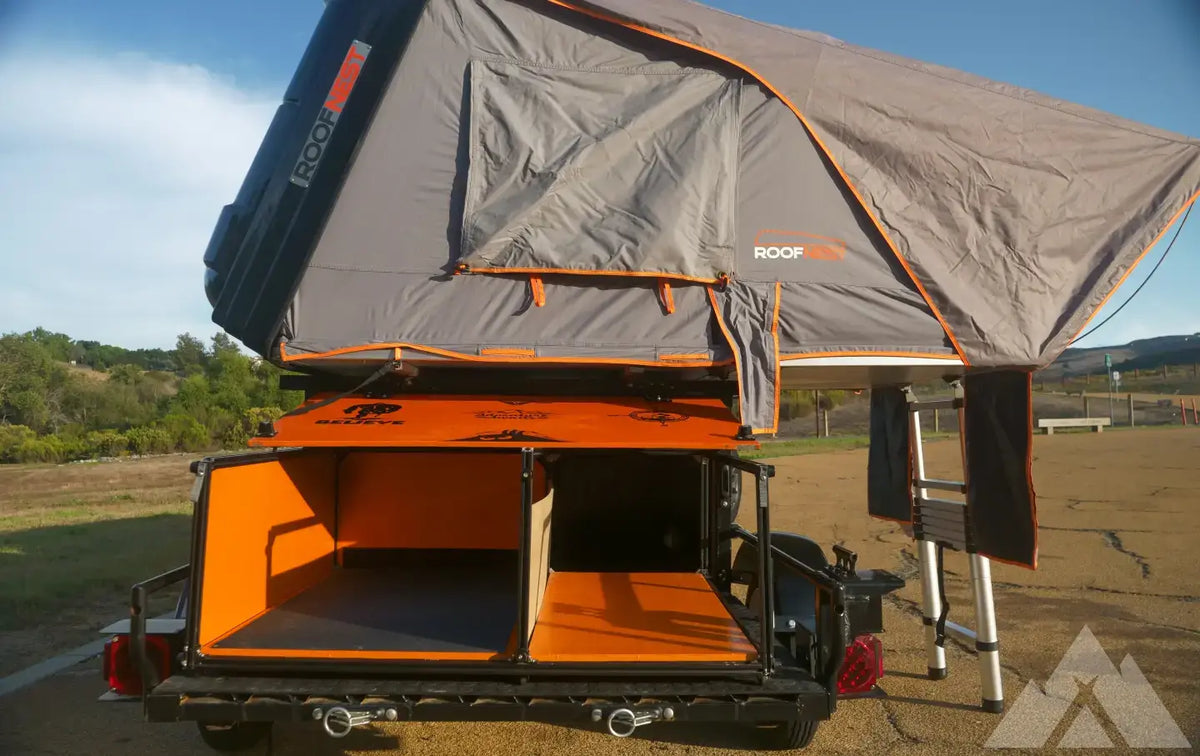 2020 Custom travel camping trailer w/ rooftop tent — used overland trailer for sale in Newport Beach, CA (photo 2) — photo 2