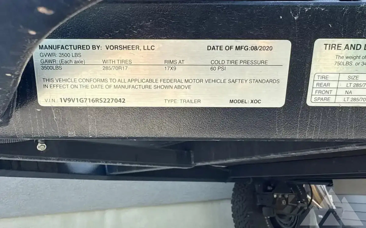 2020 Vorsheer xoc — used overland trailer for sale in Lehi, UT (photo 13) — photo 13