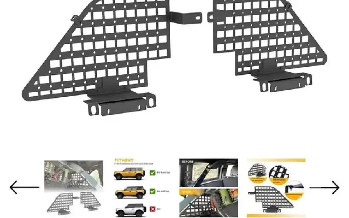 2021-2023 ford Bronco 4Door Molle Panel one Panel. — new molle panels for sale — photo 1