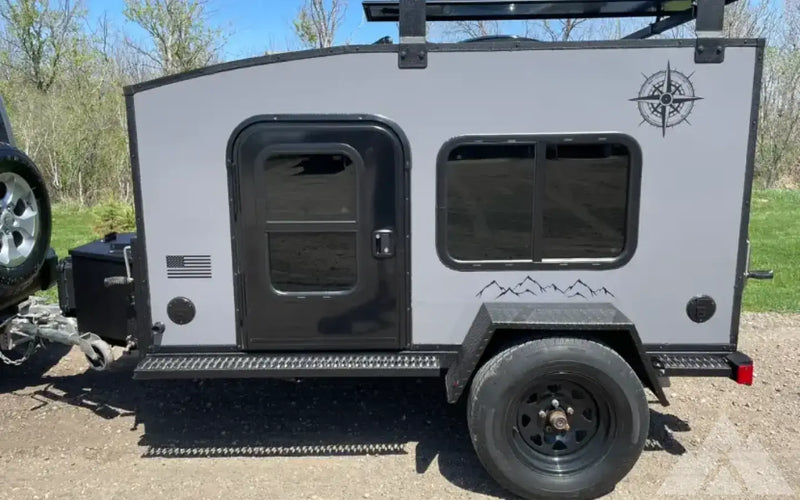 2021 5x8 Square back — used overland trailer for sale in Harwood, ND — photo 1