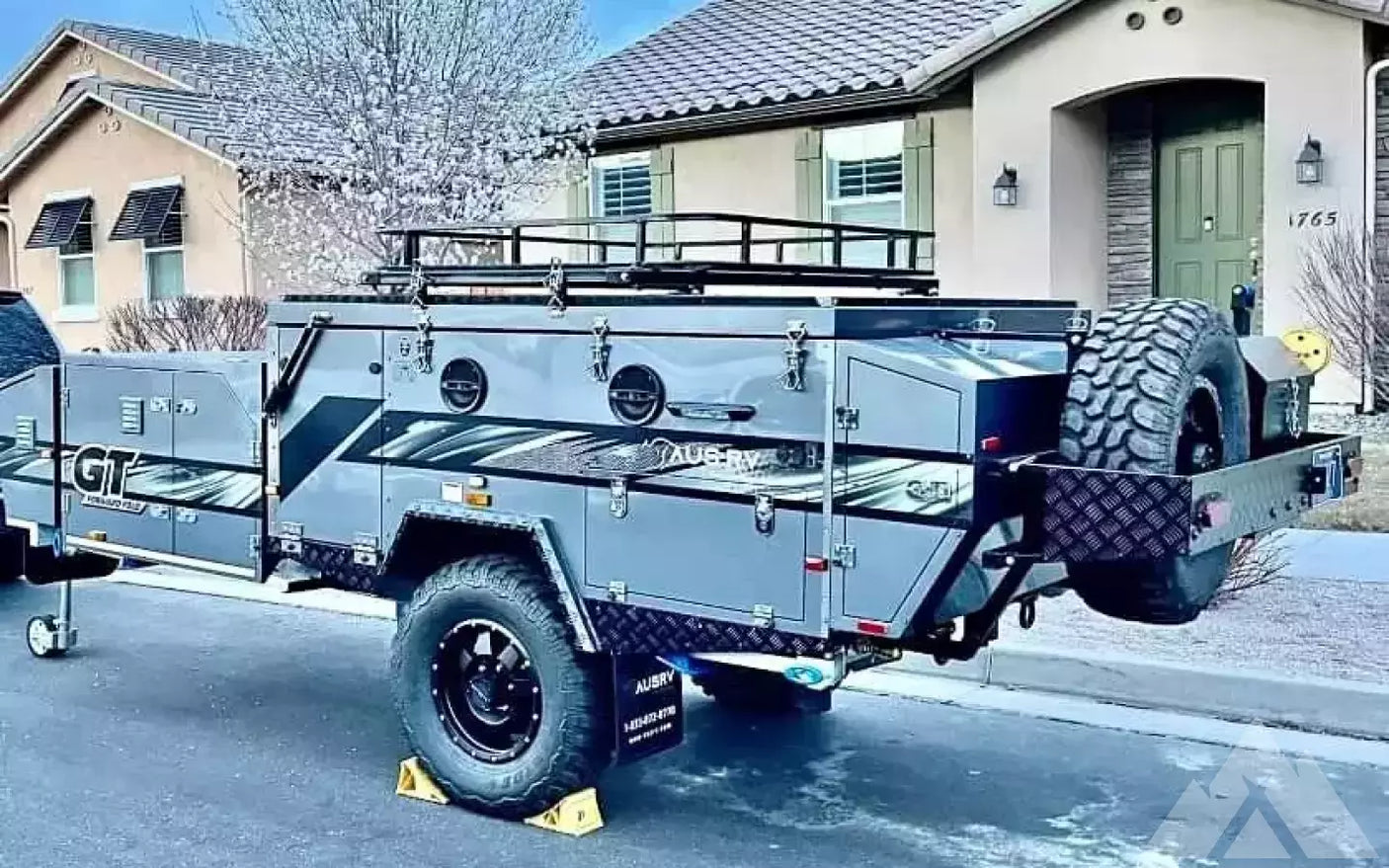 2021 AUSRV gt forward fold camper — used overland trailer for sale in Sparks, NV (photo 3)