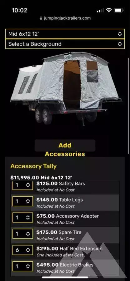 2021 Jumping Jack 6x12 — used overland trailer for sale in Meridian, ID (photo 5) — photo 5