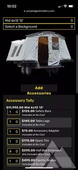 2021 Jumping Jack 6x12 — used overland trailer for sale in Meridian, ID (photo 5)