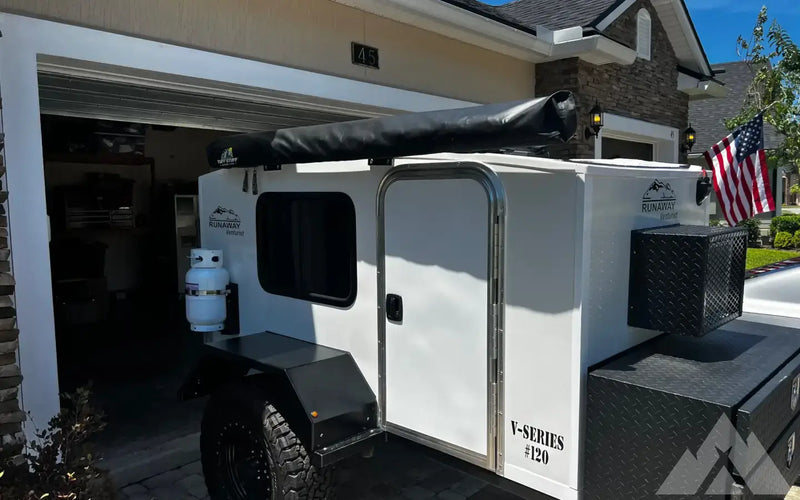 2022 4x8 Runaway Camper Venturist — used overland trailer for sale in Saint Augustine, FL (photo 9) — photo 9