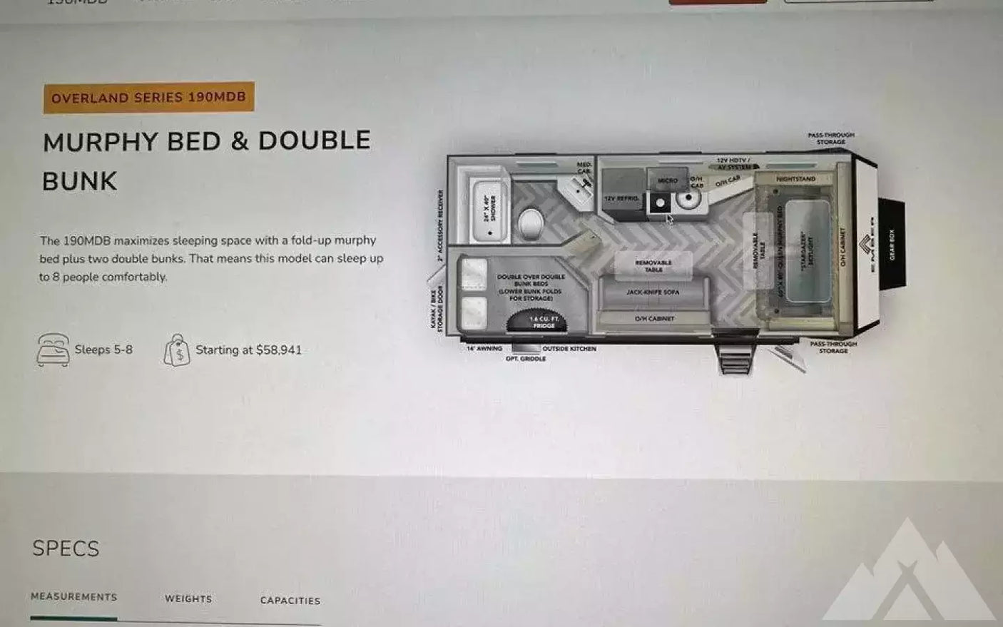 2022 Ember Overland 190MDB — used overland trailer for sale in Roseville, CA (photo 5)