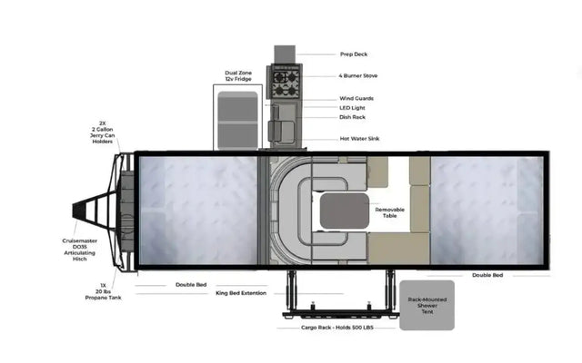 2022 Opus OP4 off road pop up camper — photo 3