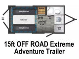 2023 HIKE 15ft OFF ROAD Extreme Adventure Trailer — used overland trailer for sale in Colorado Springs, CO (photo 3)