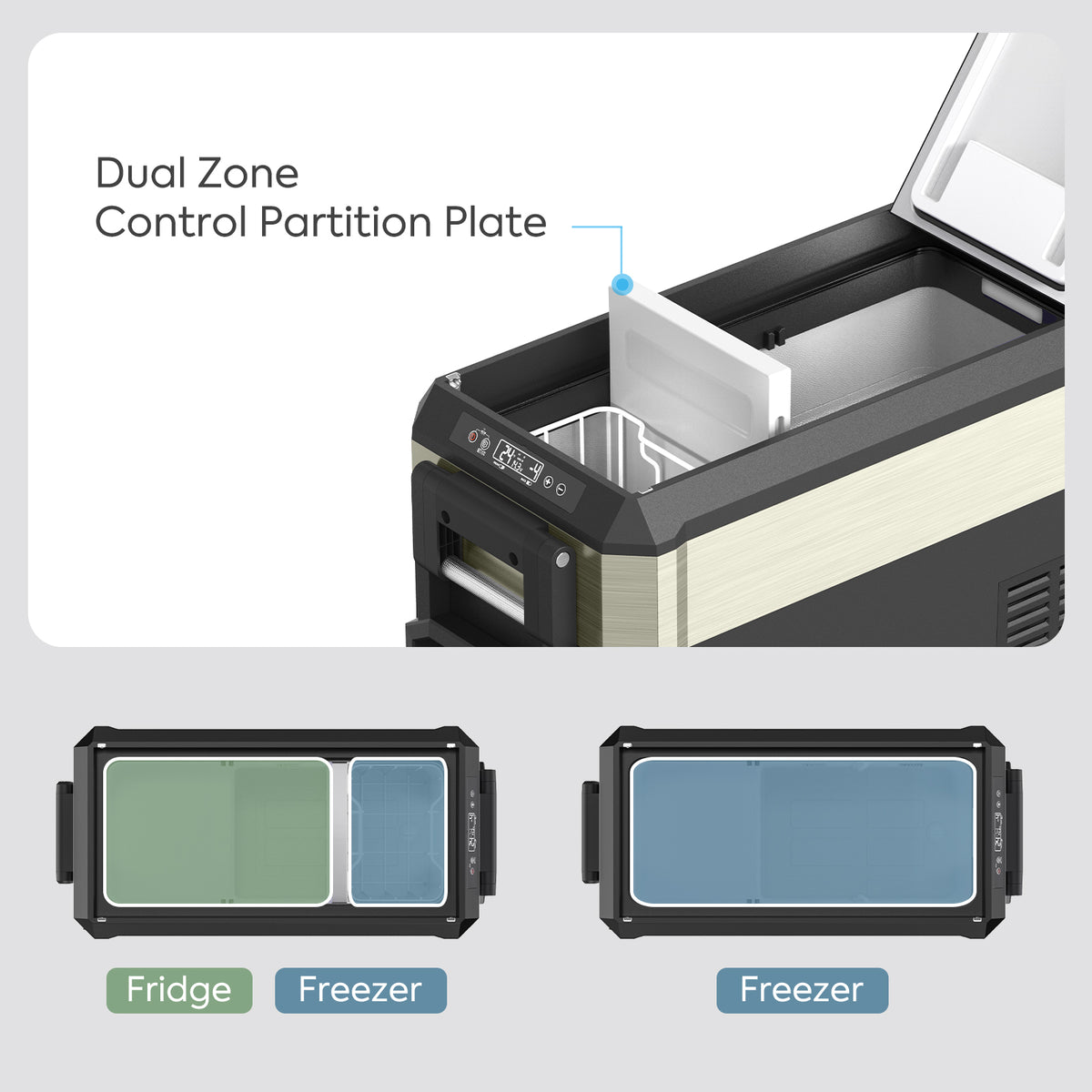 JP40 Pro Dual Zone Wheeled Portable Freezer | ICECO | 40 LT — photo 15