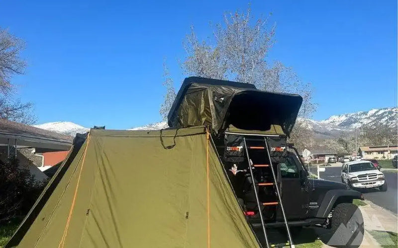 23 zero rtt with annex and front runner rack — used rooftop tents for sale (photo 3) — photo 3