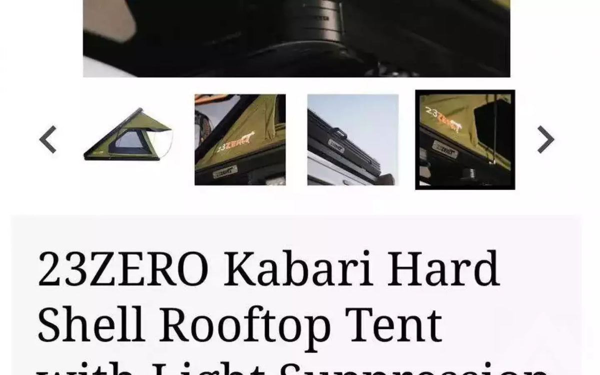 23Zero Rooftop tent — used rooftop tents for sale (photo 5) — photo 5