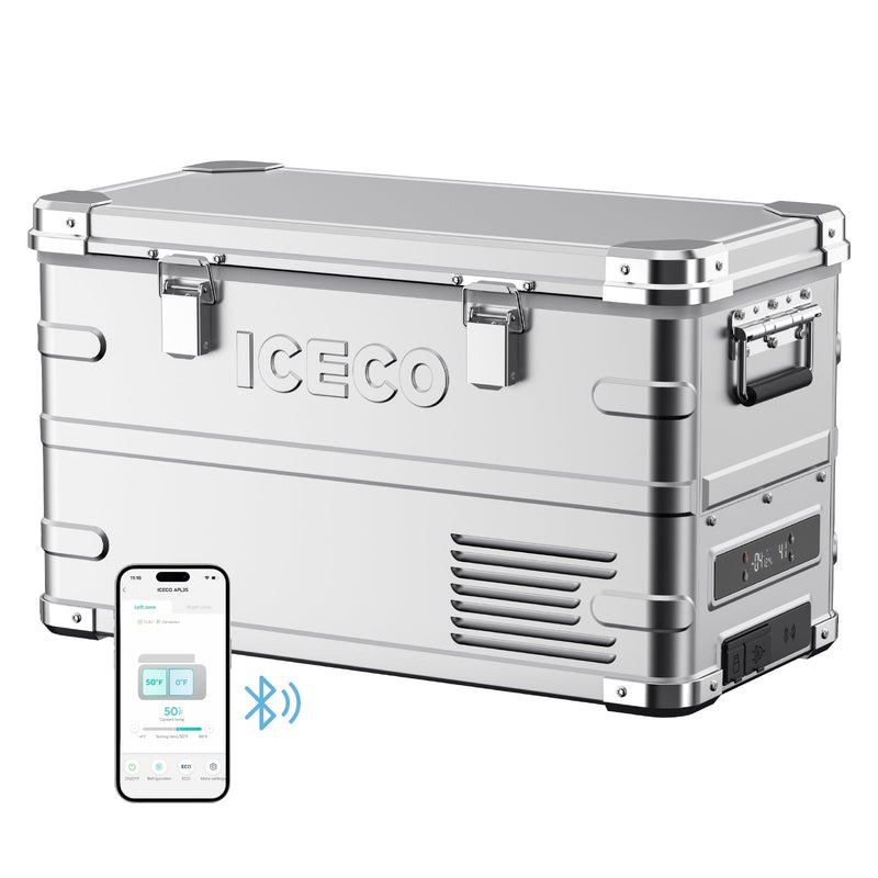 APL35 Dual Zone Aluminum Fridge refrigerator| ICECO | 35 LT — photo 1