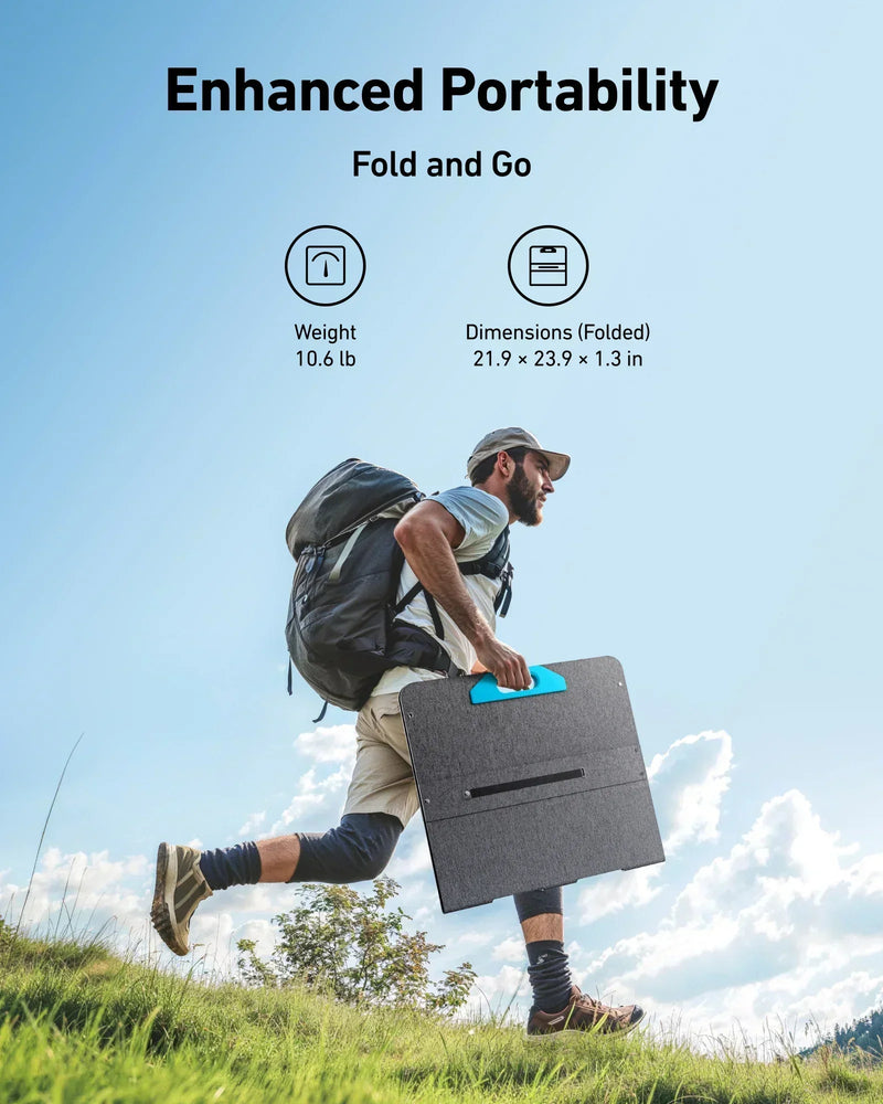 New Anker SOLIX 100W Portable Solar Panel — photo 6