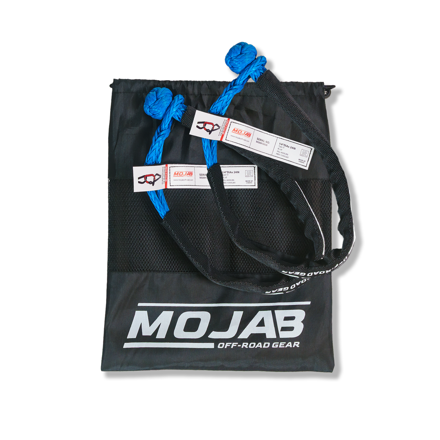 Soft Shackle 1/4'' x 24'' with sleeve and bag (Set of 2 Shackles) (Lifetime Warranty) — photo 5