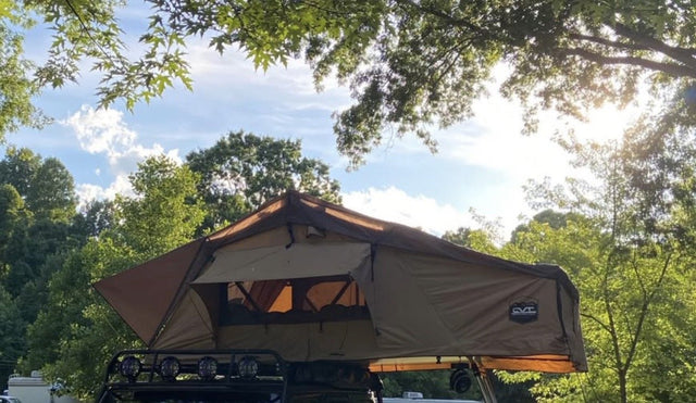 CVT Rooftop Tent — 3-Person with Annex, Ladder & Crossbars — photo 2