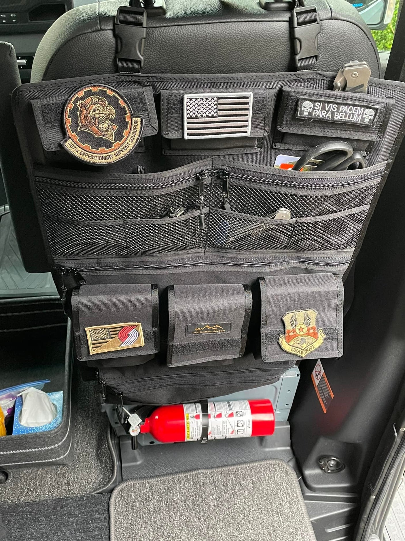 Adventure Ready 2 Seat Organizer — Overland Gear Guy