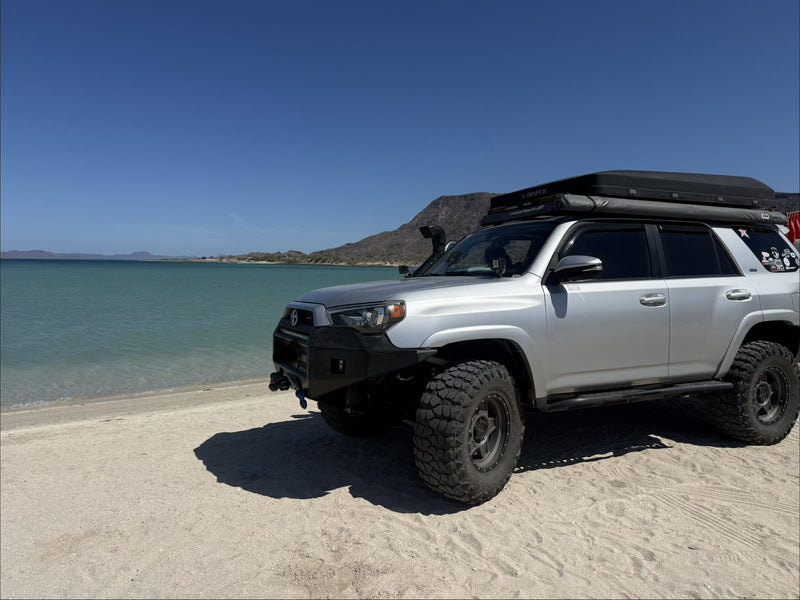 4Runner parked on the beach during an overland trip — photo 12
