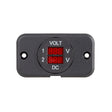29mm Panel Mount Dual Volt Meter (9-48Vdc) — Equipt Expedition Outfitters