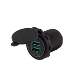 29mm Panel Mount QC3.0 Quick Charger Dual USB — Equipt Expedition Outfitters (photo 2)