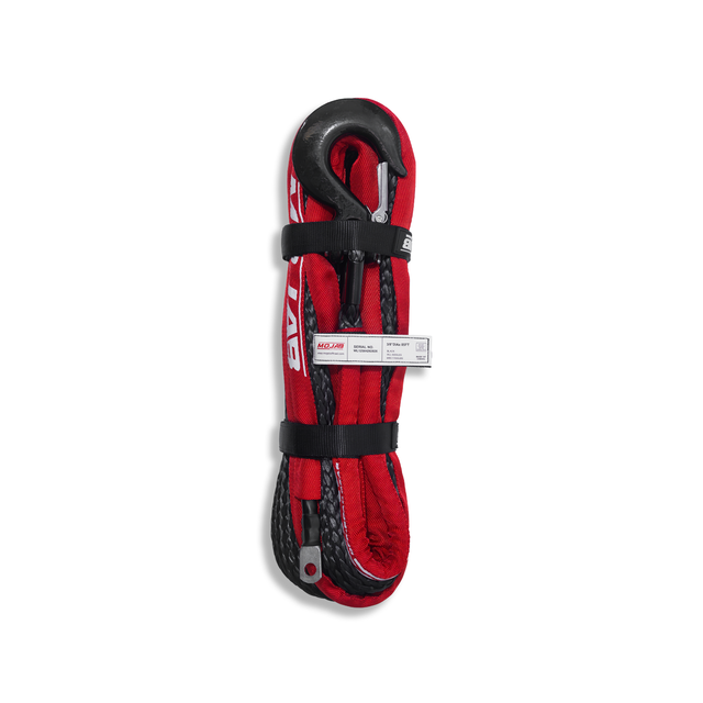 3/8'' x 85' Synthetic Winch Rope with Removeable forged winch hook — photo 2