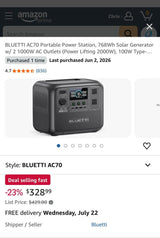 Bluetti Power Pack in Woodland, WA (photo 2)
