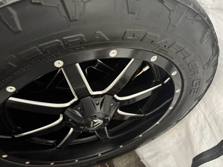 22” Fuel Rims on Nitto Tires, Size in a photo in Browns Mills, NJ (photo 4)