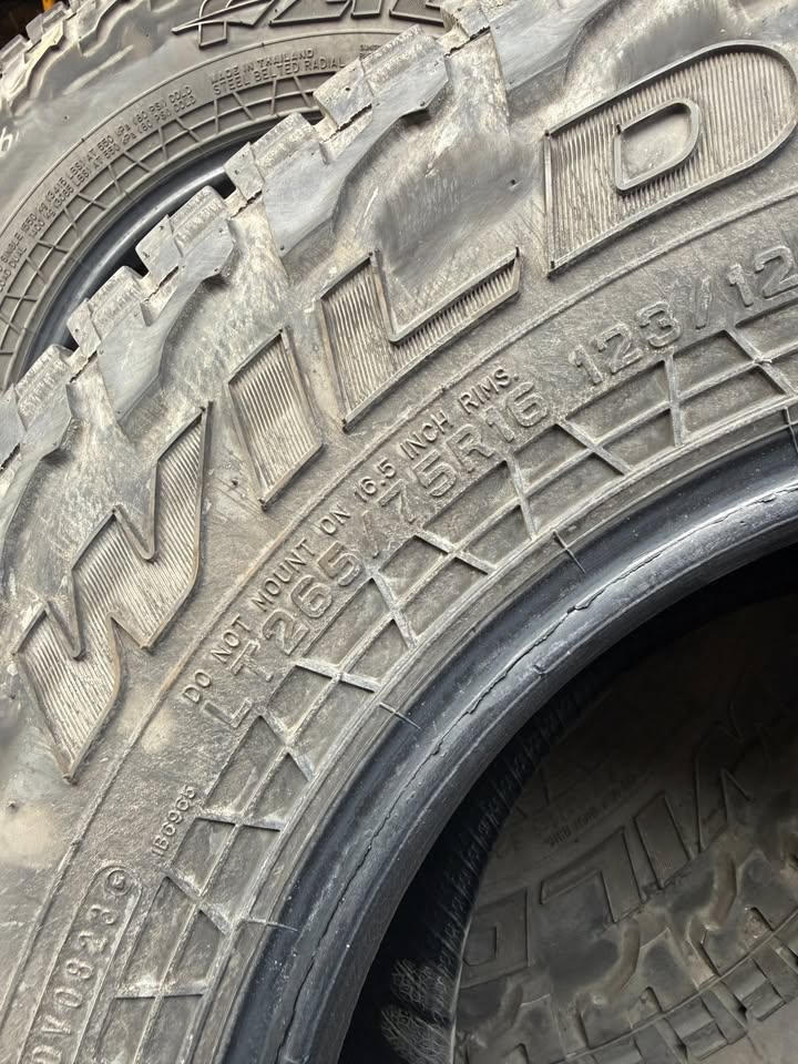 Three (3) Falken Wildpeak A/T3W Tires - LT265/75/R16 in Denver, CO (photo 5) — photo 5