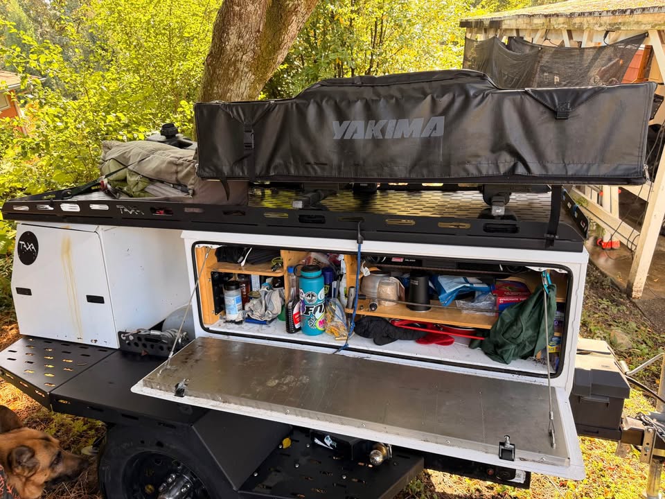2017 TAXA Outdoors Woolly Bear Camping Trailer with Yakima Rooftop Tent in Seattle, WA (photo 2) — photo 2