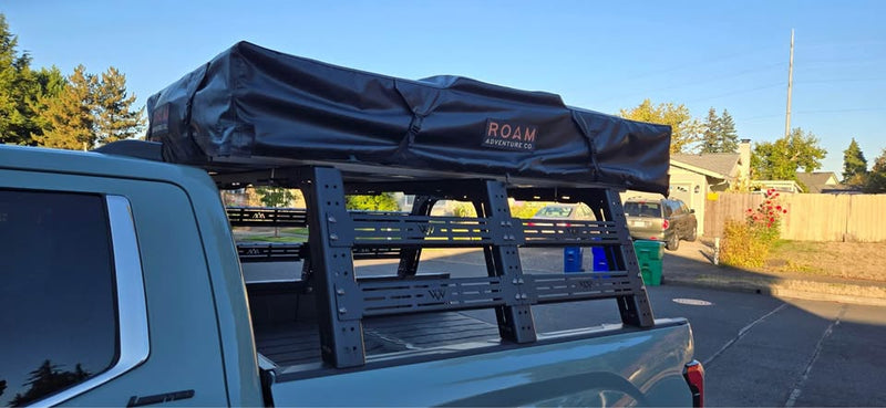 Toyota Tundra Bed Rack + ROAM Vagabond XL Rooftop Tent in West Linn, OR (photo 2) — photo 2