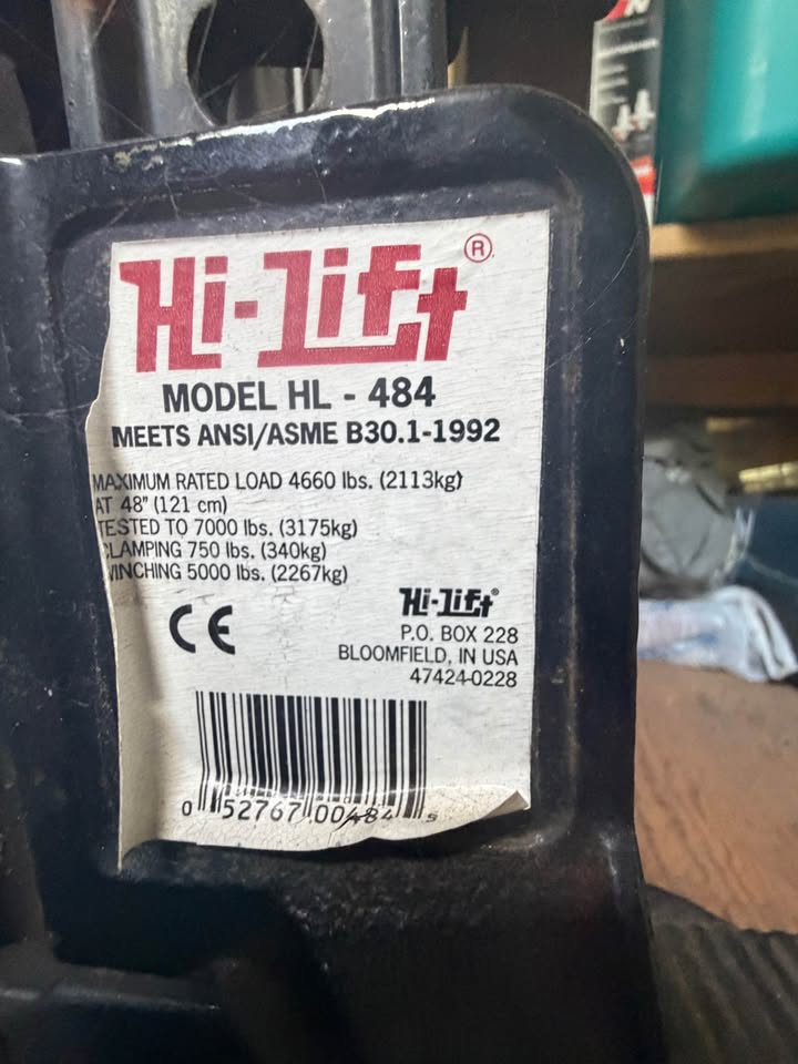 Hi-Lift HL-484PC Cast Iron & Steel Hi-Lift Jack in Colorado Springs, CO (photo 2) — photo 2