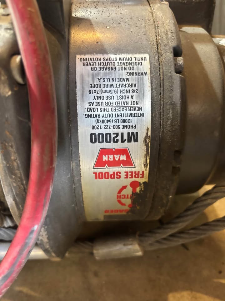 M12 series warn winch in Weiser, ID (photo 2) — photo 2