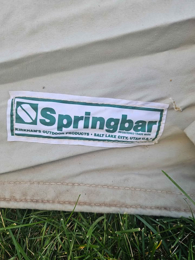 Vintage Springbar Canvas Tent 10x14 - AAA Tent & Awning Salt Lake - Excellent Condition — photo 2
