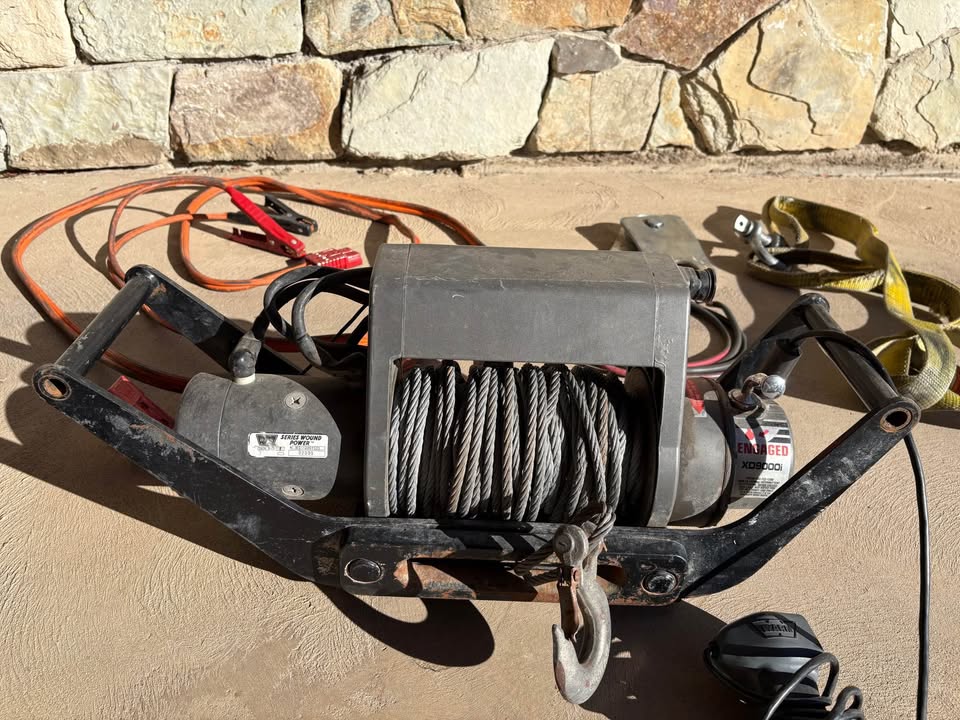Warn XD9000i Winch with Portable Cradle and Accessories in Kamas, UT (photo 2) — photo 2