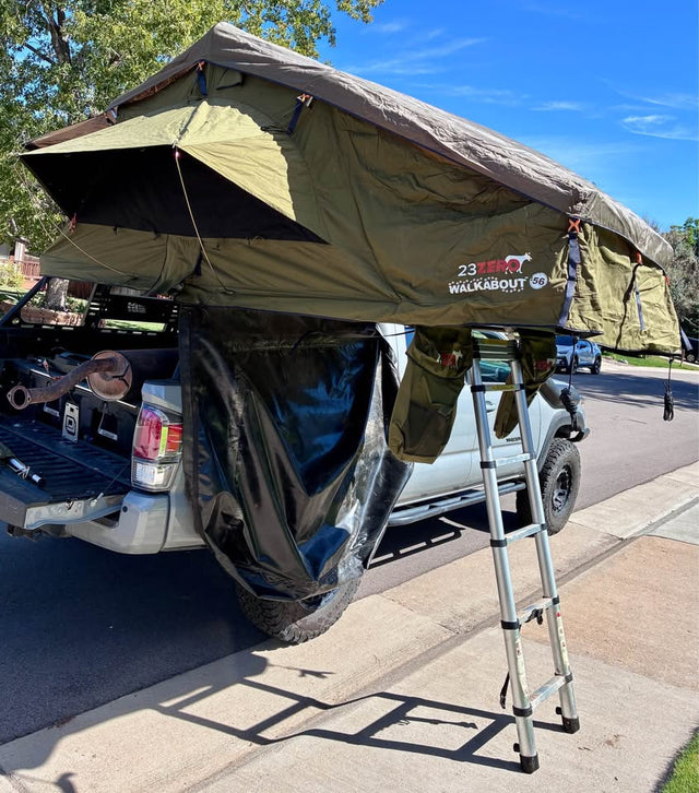 23Zero Walkabout 56 double bed Roof Top Tent with Light Suppression Technology-boot bags included — photo 2