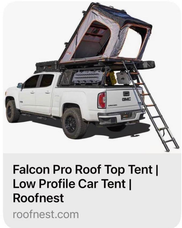 Roofnest Falcon Pro Hard Shell Rooftop Tent – $2500- Trades Welcome — photo 2