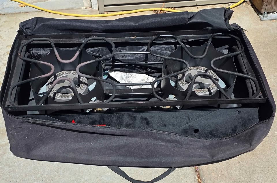 Camp Chef Two-burner propane stove in Fresno, CA (photo 2) — photo 2