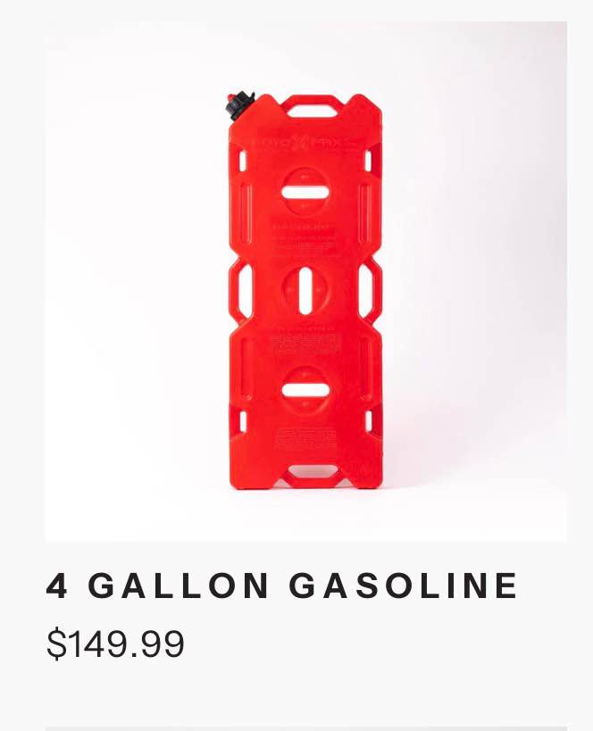 4 GALLON GASOLINE tank from RotoPax in Sacramento, CA (photo 3) — photo 3