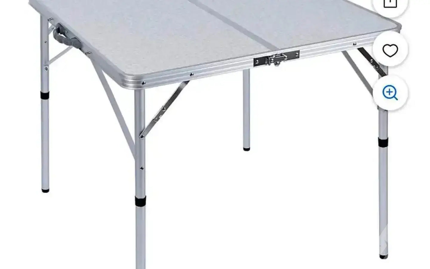 32” Square Folding Camping Table — new camp furniture for sale