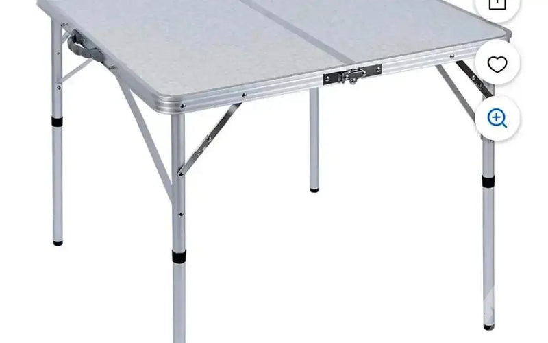 32” Square Folding Camping Table — new camp furniture for sale — photo 1