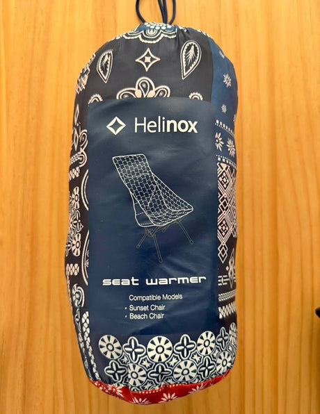 Helinox High-Back Seat Warmer (Blue Pattern) – Like New in Los Angeles, CA (photo 1)