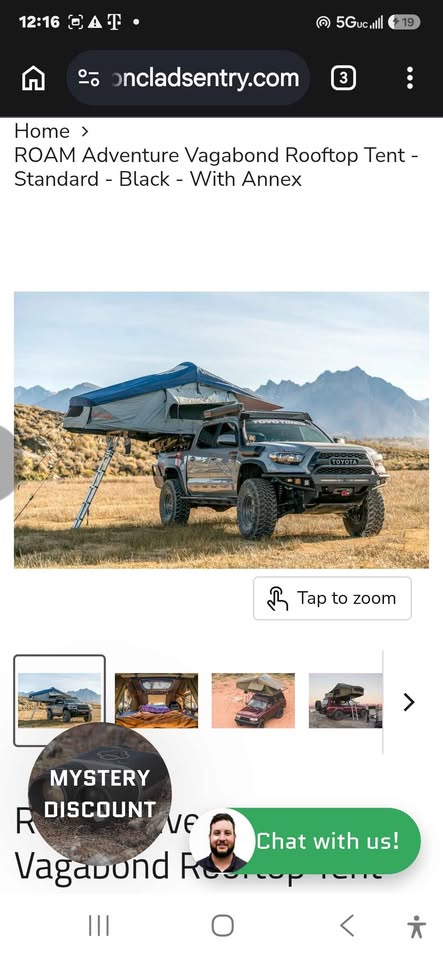 Roam Adventure Vagabond 2.0 Rooftop Tent in Colorado Springs, CO (photo 3) — photo 3