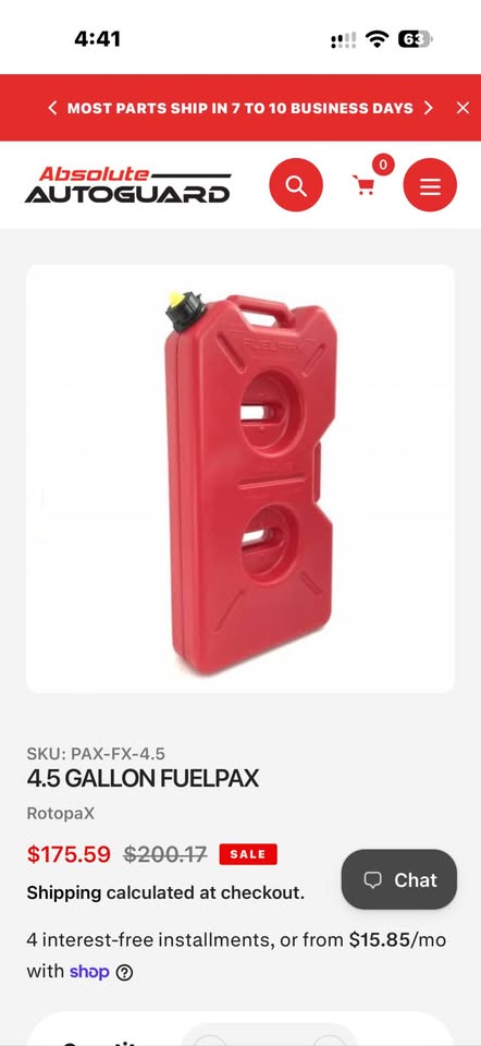Rotopax 4.5 gallon gas can in Bend, OR (photo 3) — photo 3