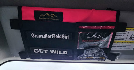 Grenadier MOLLE Visor Organizer WITH MIRROR — Overland Gear Guy (photo 20)