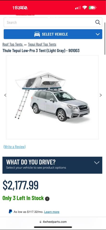 Thule Tepui Low-Pro 3 Roof Top Tent in Winton, CA (photo 4) — photo 4