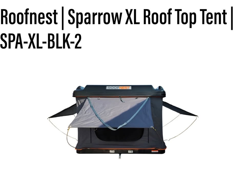 Roofnest Sparrow XL Hard Shell Rooftop Tent – Black – Overlanding / Camping in Arvada, CO (photo 4) — photo 4
