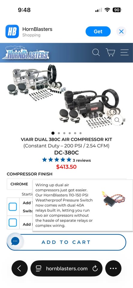 VIAIR Stealth Black Dual 380C Air Compressor Kit in Hermiston, OR (photo 4) — photo 4