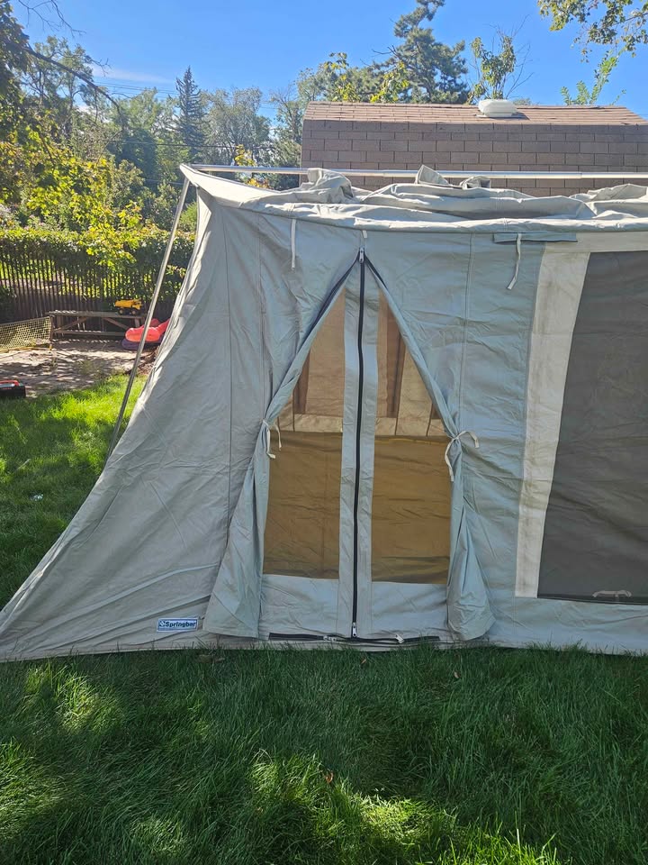 Vintage Springbar Canvas Tent 10x14 - AAA Tent & Awning Salt Lake - Excellent Condition in Salt Lake City, UT (photo 4) — photo 4