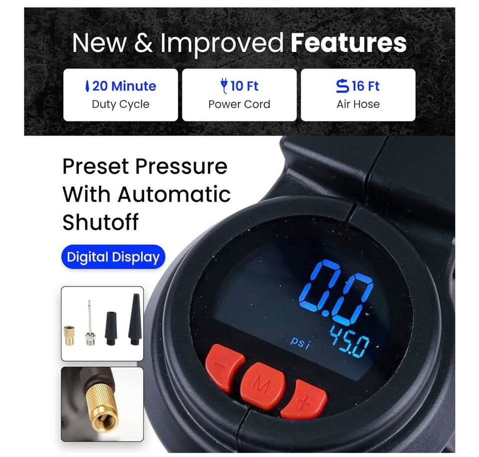 VIAIR Digital EVC88P7 - Portable Air Compressor Tire Inflator for Car, Truck… in San Antonio, TX (photo 4) — photo 4
