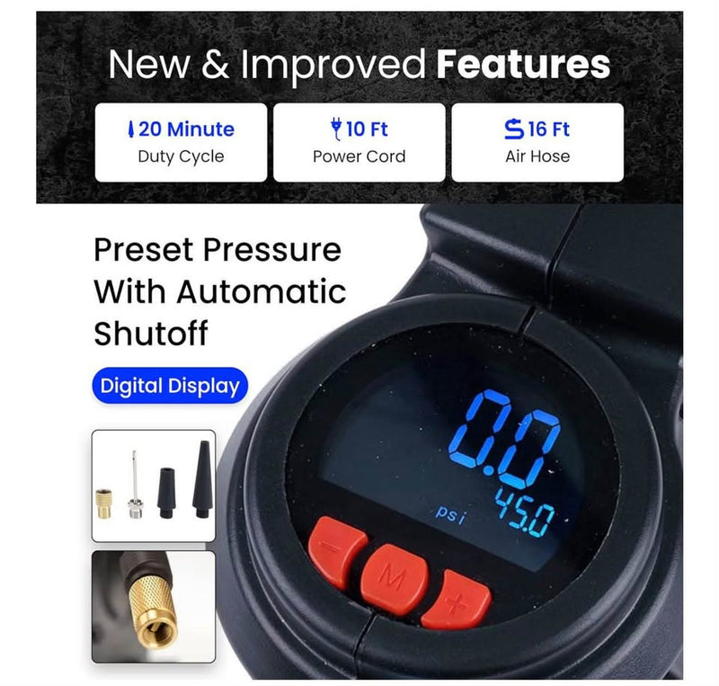 VIAIR Digital EVC88P7 - Portable Air Compressor Tire Inflator for Car, Truck… in San Antonio, TX (photo 4) — photo 4