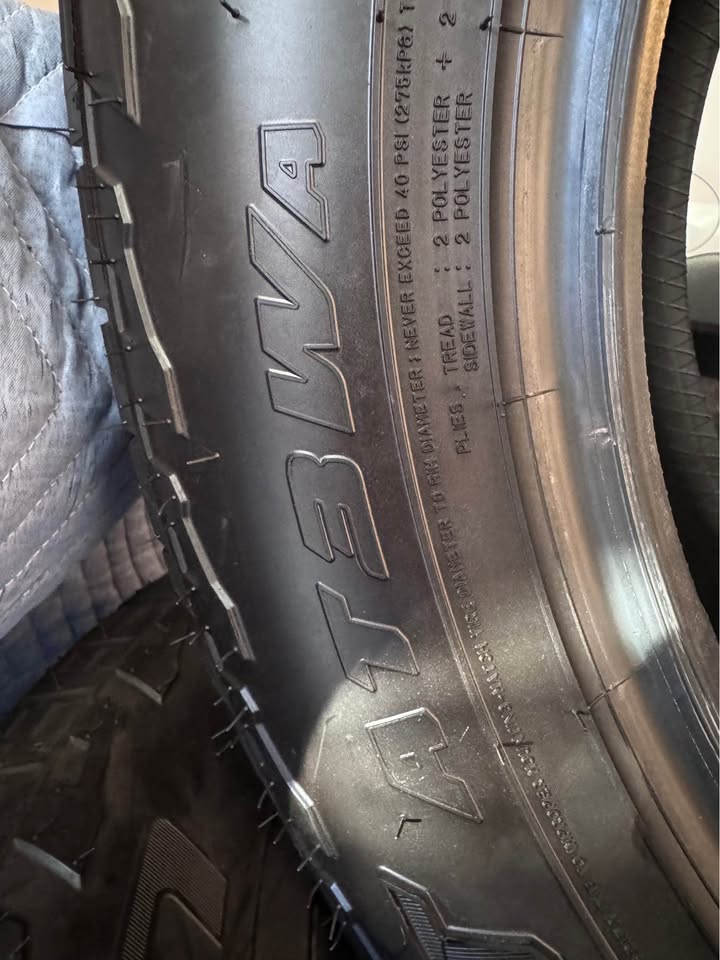 Set of 4 Falken Wildpeak A/T3WA Tires - 265/60R20 in Albuquerque, NM (photo 2) — photo 2